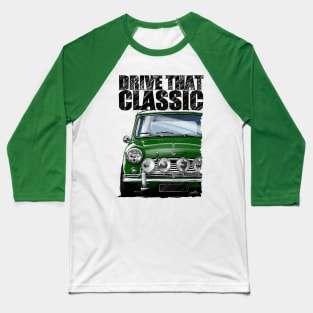 Drive that Classic 1960’s Mini Cooper Baseball T-Shirt